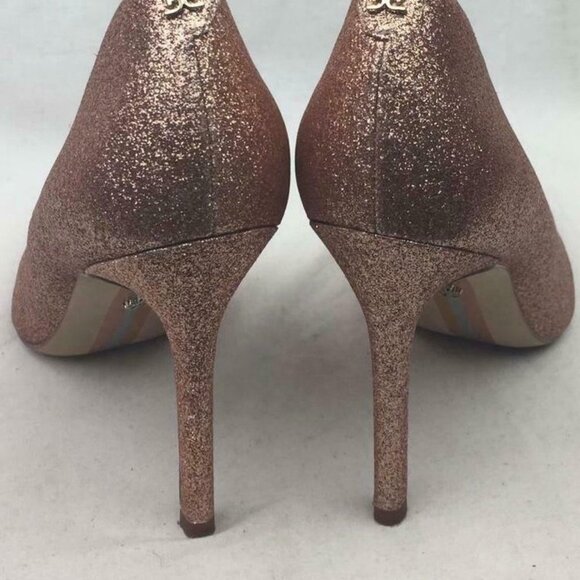 SAM EDELMAN Hazel glitter Pointy Toe Pump 7 - Picture 5 of 13